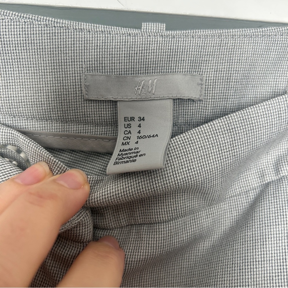 H&M gray 2 piece fitted slim suit 2/4 - Picture 9 of 11